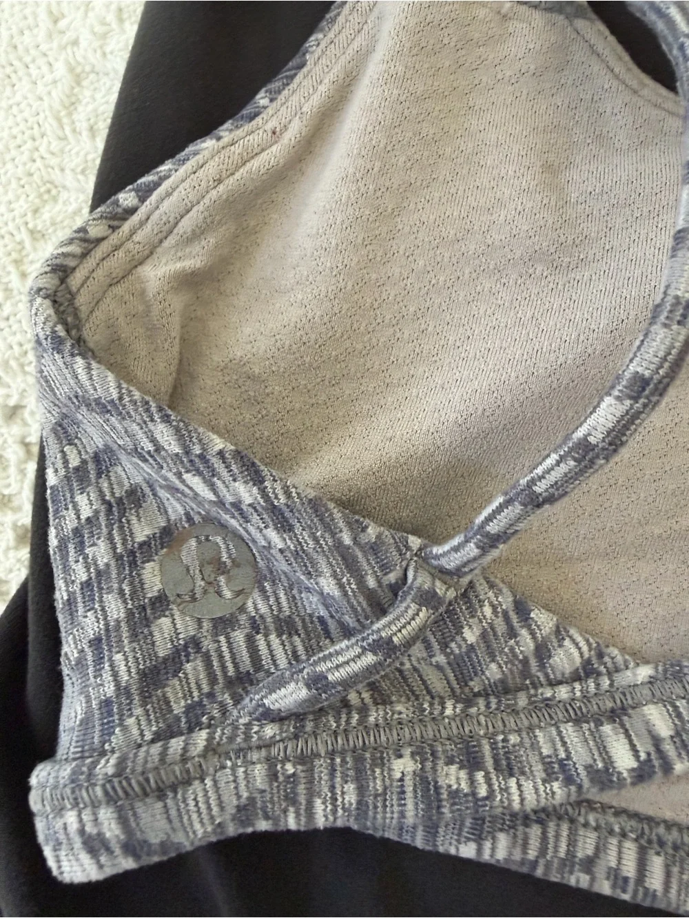 lululemon Black Leggings with Care Tag Detail